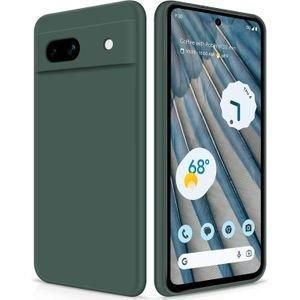 Case Coque Souple Liquid Silicone pour Google Pixel 7A vert – Protection élégante et maniabilité