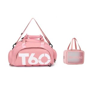 Sac de sport pour hommes et femmes, grand sac de voyage, sac à main, avec poche à chaussures, + Trousse de Toilette Cosmétiques