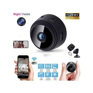 Mini Camera Surveillance WiFi Full HD 1080p Detection Mouvement Vision Nocturne
