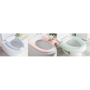 AZHCHKE Housse de couvercle de WC et couvercle de réservoir de toilette, en  tissu élasthanne extensible et lavable, s'adapte à la plupart des