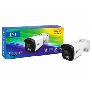 TvT Caméra Analogique Bullet 5MP Full Color, 3.6mm, IR/LED 30m, Microphone, AHD/TVI/CVI, IP67