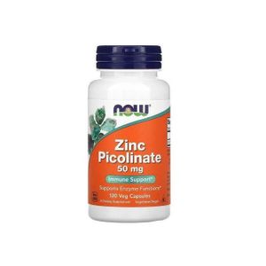 Now Foods  ZINC Picolinate de zinc 50 mg 120 capsules végétariennes
