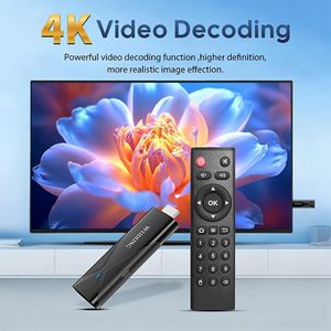 تي في بوكس ستيك Android 11، تلفزيون ذكي 4K 2/16 جيجابايت رام/روم، صندوق واي فاي مزدوج النطاق، صندوق تلفزيون ذكي وأندرويد لتحويل تلفاز LED الخاص بك إلى تلفاز ذكي