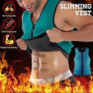 Gilet de Sudation Homme Sauna Néoprène pour Minceur Ceinture de Sudation Fitenes Sports Débardeur