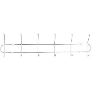 Porte-Crochets en Acier Inoxydable, Organiseur Mural à 12 Crochets pour Manteaux et Accessoires