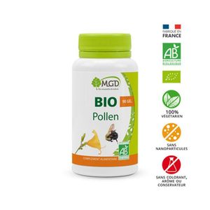 TOTAL BIO poudre d'abeille - Complement alimentaire 90 Gelules