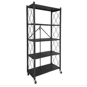 Étagère Rangement Pliante Robuste et Compacte