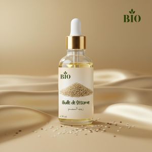 Bio Huile de Sésame 30 ml qualité supérieure usage cosmétique