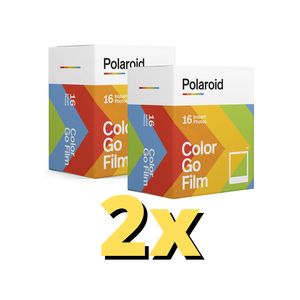 Polaroid 2x Polaroid Double film Color Go Film (16 exp)