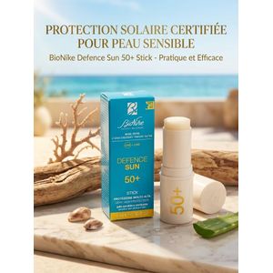 Bionike Stick Solaire Defence Sun SPF 50+ – La haute protection ciblée pour peaux sensibles