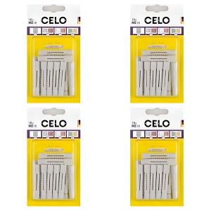 Celo Lot de 4 - Chevilles de Fixation Universelles - Plastique Résistant - Pour Murs et Plaques de Plâtre - Lot de 10