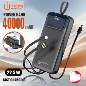 Iron Powerbank 40000 mAh Fast Charge, 22.5W -IRON