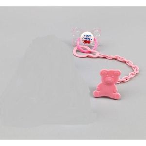 Ace Baby  1 PCS Chaîne de sécurité pour tétine ROSE