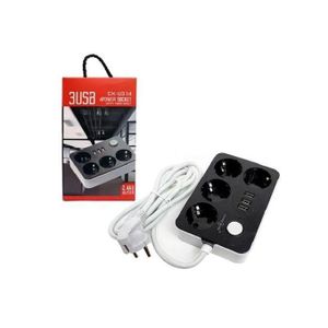 Smart Rallonge Avec 4 Prises et 3 USB