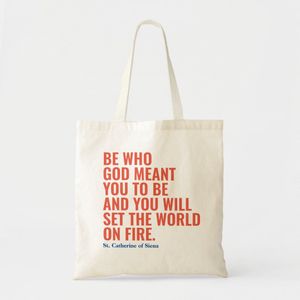 Catholic quote tote bag Gift Idea Unique, haute qualité