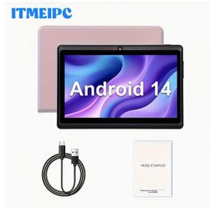 Tablette Android ITMEIPC 7 Pour les enfants pouces avec 4 Go de RAM (2 Go + 2 Go extensibles), 32 Go de ROM