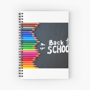retour à l'école : back to school créée et vendue par mrelax57700.Spiral Notebook Bloc note