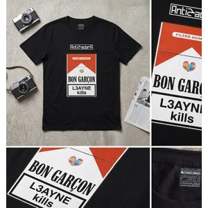 T-Shirt AntiHadarA Streetwear en Coton Premium – Imprimé Graphique Haute Qualité