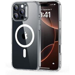 Case Couqe pour IPhone 16 pro max transparent MagSaf anti-collision