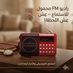 Joc راديو FM إلكتروني محمول قابل لإعادة الشحن