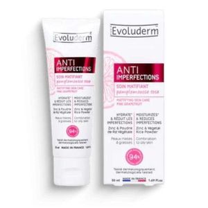 Evoluderm ANTI IMPERFECTIONS SOIN MATIFIANT PAMPLEMOUSSE ROSE 50ML