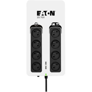 Eaton Onduleur Off-Line UPS 3S gén2 - 420 W / 700 VA - 8 prises FR + 2 USB (3S700F)