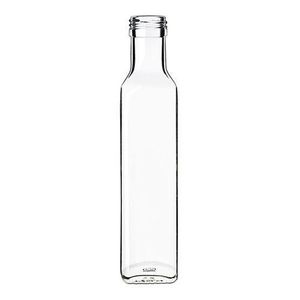 Lot de 15 Bouteilles en Verre Marasca Transparent avec Bouchon aluminium - 250ml
