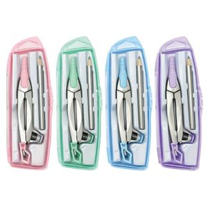 Vertex Compas en métal avec crayon en boîte plastique