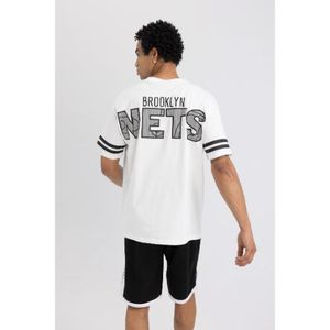 Defacto T-shirt Homme en coton - Écru - B9897AX.