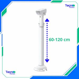 Support Mural Télescopique pour Caméra de Surveillance – 60 à 120 cm – HE-EI120