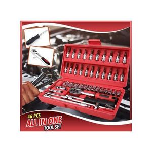 Ensemble d'outils 46 pièces pour la maison-Outil réparation automobile-outils