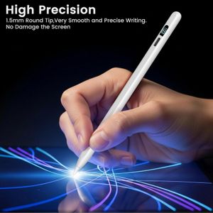 Stylet Tactile Universel Rechargeable Compatible iOS Android Windows Haute Précision