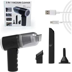 Aspirateur à main sans fil portable avec double fonctionnalité humide et sec, conception compacte et recharge USB pour nettoyage maison et voiture