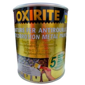 XYLAZEL صباغة معدنية فضي مطروق مباشرة على صدأ 1 كجم