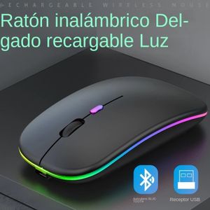 Souris verticale Bluetooth aste sans fil, souris ergonomique RVB