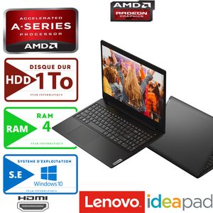 Lenovo IDEAPAD 3 - WIN 11 - CORE I3 11 GEN- 4GB RAM / 256 SSD - Prix pas  cher