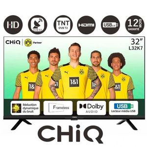 CHIQ TV LED 32″ - Récepteur intégré - L32K7