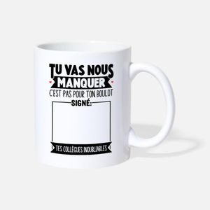 Collègue Collègues Cadeau Départ Retraite Humour' Mug