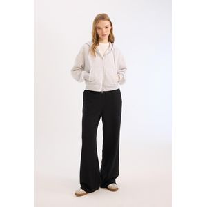 Defacto Pantalon Femme en coton - Noir - B3345AX.
