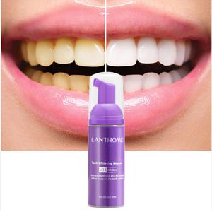 Lanthome Mousse de blanchiment des dents, livres profonds, élimine la réparation SAF, melon brillant, alize les tons jaunes, plaque dentaire, haleine fraîche, 50ml