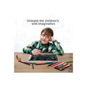 Tablette de dessin d'écriture créative couleur 10" - Bloc notes numérique LCD