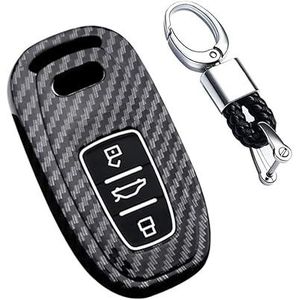 Étui de clé de voiture 3 boutons en silicone avec porte-clés intégré compatible Hyundai