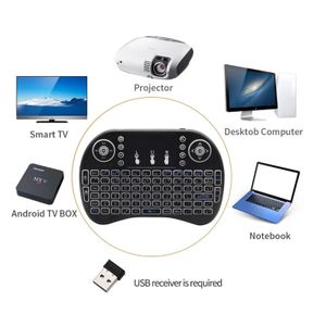 I8 Mini Sans Fil Clavier 2.4G Air Souris À Distance Touchpad