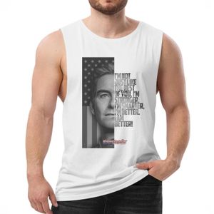 None Sport Tank Top Homelander – Puissance Suprême - Design Streetwear Superhero Moderne - White