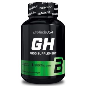Biotech Usa GH Hormone Regulator 120 Capsules | L-Arginine, L-Ornithine, L-Lysine et Vitamine B6