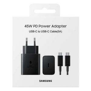 Chargeur secteur Original Samsung USB-C Power Delivery 15W Charge rapide,  EP-T1510NBE - Noir - Français