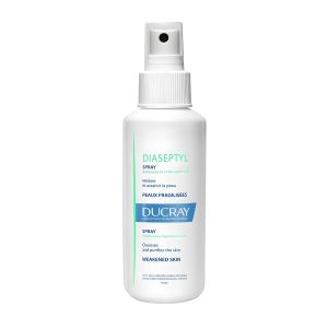 Ducray Diaseptyl Spray - Digluconate de Chlorhexidine 0.2% - Nettoyant et Assainissant pour Peaux Fragilisées - Spray 125 ml