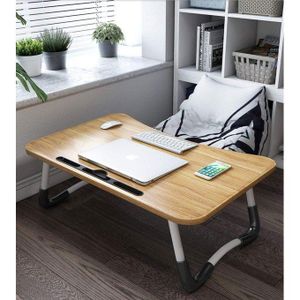 Table pliable pour ordinateur portable, bureau de lit ,table portable polyvalent