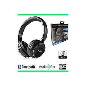 Nia Casque Bluetooth 4.2 avec micro Sans Fil Stéréo Baf Haut Parleur
