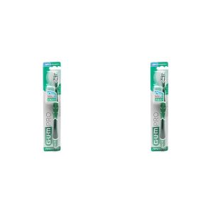 Gum Lot de 2 - Brosse à Dents Technique Pro Souple 525 - Hygiène Bucco-Dentaire Optimale